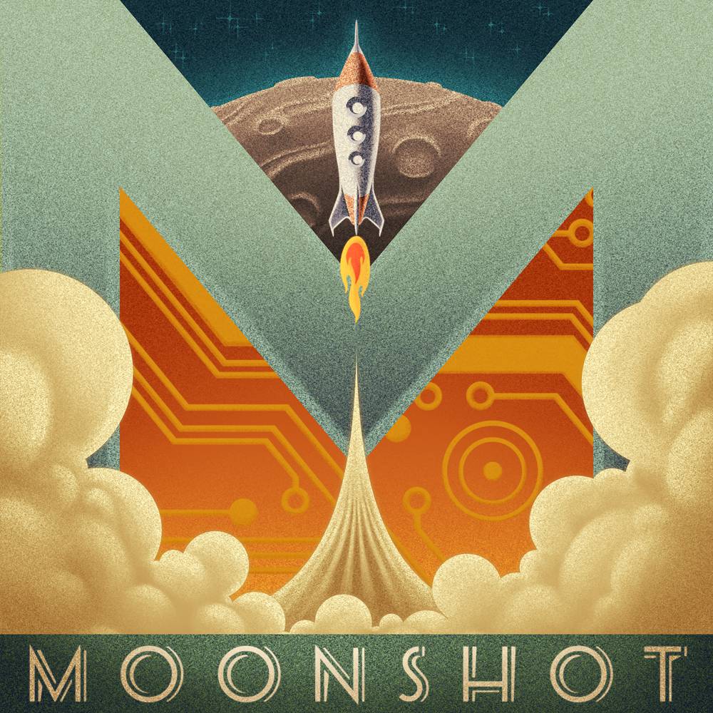 Shooting for the moon, in a podcast